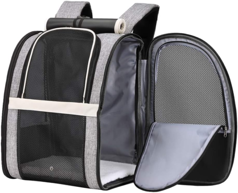 Innovative Traveler Bubble Backpack Pet Carriers for Cats and Dogs (Black) - Image 11