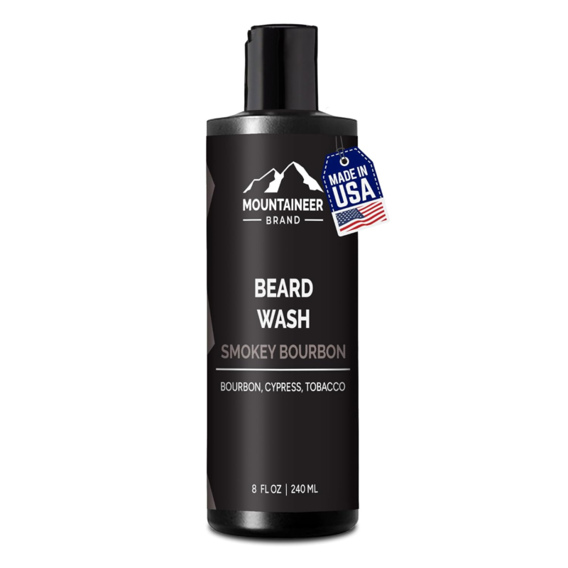 Beard Wash for Men | 100% Natural Beard Shampoo | Thick Cleaning Softening Lather for Hair and Skin | Hydrate and Detangle | Grooming Treatment | Timber Scent 8Oz - Image 7