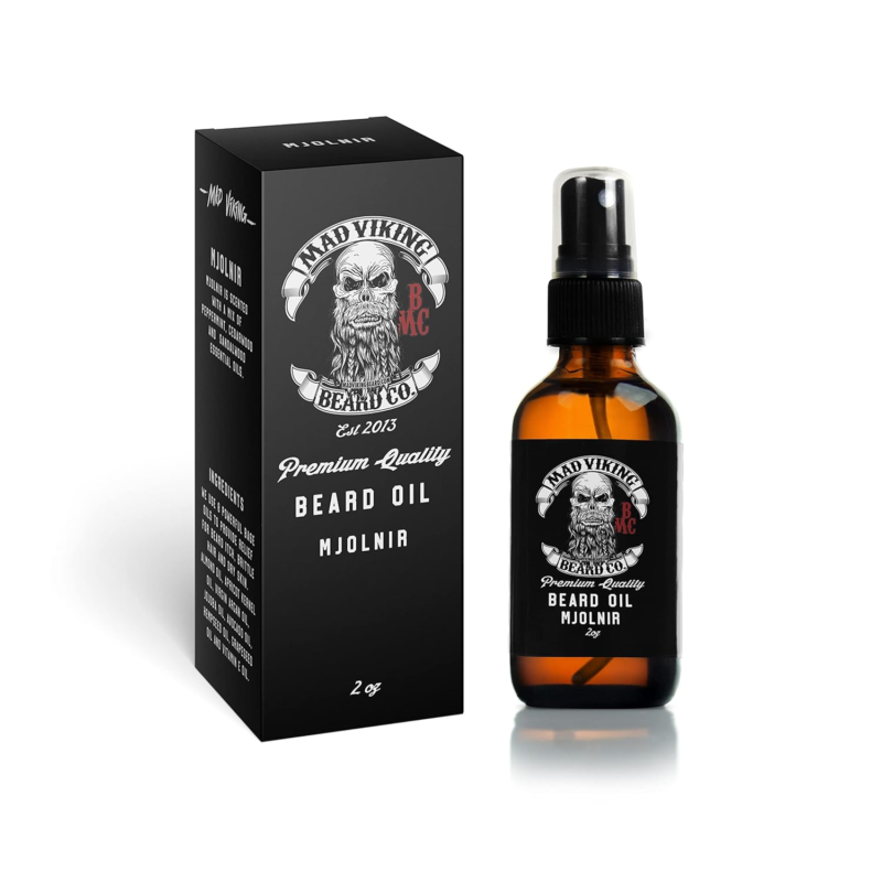 Mad Viking Beard Co. - Premium Beard Oil for All Lengths, All-Natural, Moisturizes Skin, Reduces Beard Itch, Helps Relieve Acne. for a Thicker Fuller Looking Beard. Made in the USA - 2Oz (VALHALLA) - Image 11