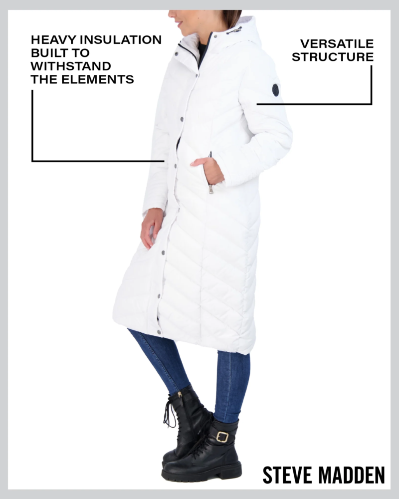 Women’S Winter Jacket – Long Length Quilted Maxi Puffer Parka Coat (S-3X) - Image 6