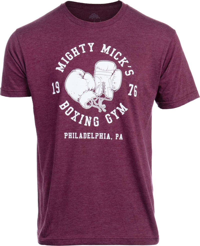 Mighty Mick'S Boxing Gym 1976 | Philadelphia Boxer Vintage Style Gloves T-Shirt - Image 8