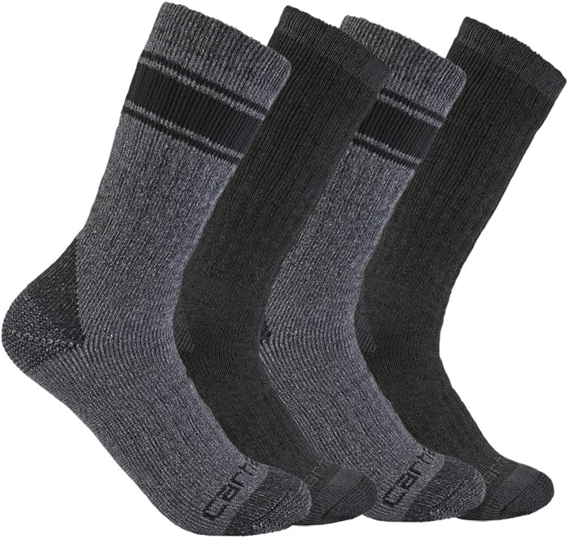 Men'S Heavyweight Crew Sock 4 Pack