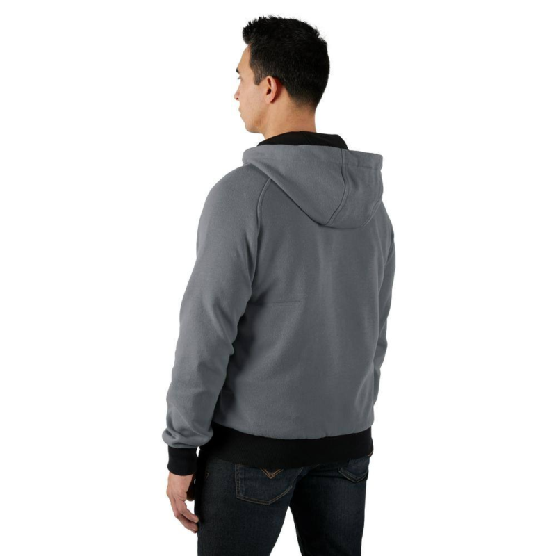 Men'S Small M12 12-Volt Lithium-Ion Cordless Gray Heated Jacket Hoodie (Jacket and Battery Holder Only) - Image 9