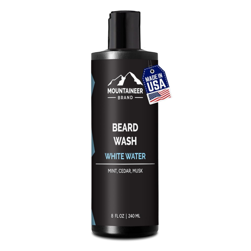 Beard Wash for Men | 100% Natural Beard Shampoo | Thick Cleaning Softening Lather for Hair and Skin | Hydrate and Detangle | Grooming Treatment | Timber Scent 8Oz - Image 12