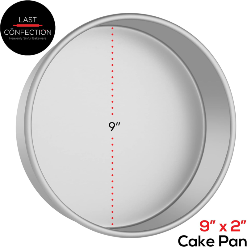 9" X 2" Aluminum round Cake Pan - Professional Bakeware - Image 2