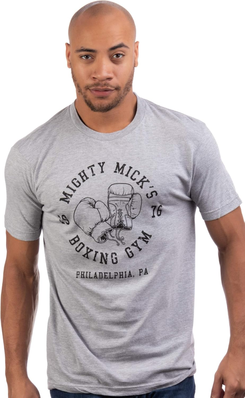 Mighty Mick'S Boxing Gym 1976 | Philadelphia Boxer Vintage Style Gloves T-Shirt - Image 2