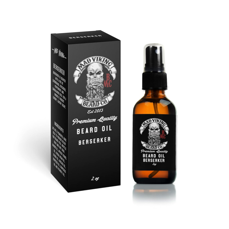 Mad Viking Beard Co. - Premium Beard Oil for All Lengths, All-Natural, Moisturizes Skin, Reduces Beard Itch, Helps Relieve Acne. for a Thicker Fuller Looking Beard. Made in the USA - 2Oz (VALHALLA) - Image 13