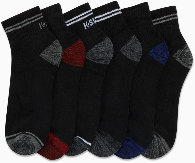 Men'S Athletic Socks - Cushion Quarter Cut Ankle Socks (12 Pack) - Image 2