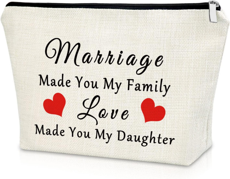 Mother in Law Gifts from Daughter in Law Makeup Bag Mother in Law Wedding Day Gift Cosmetic Bag Birthday Gifts for Mother in Law Thank You Gift for Mother in Law Mothers Day Gift - Image 8