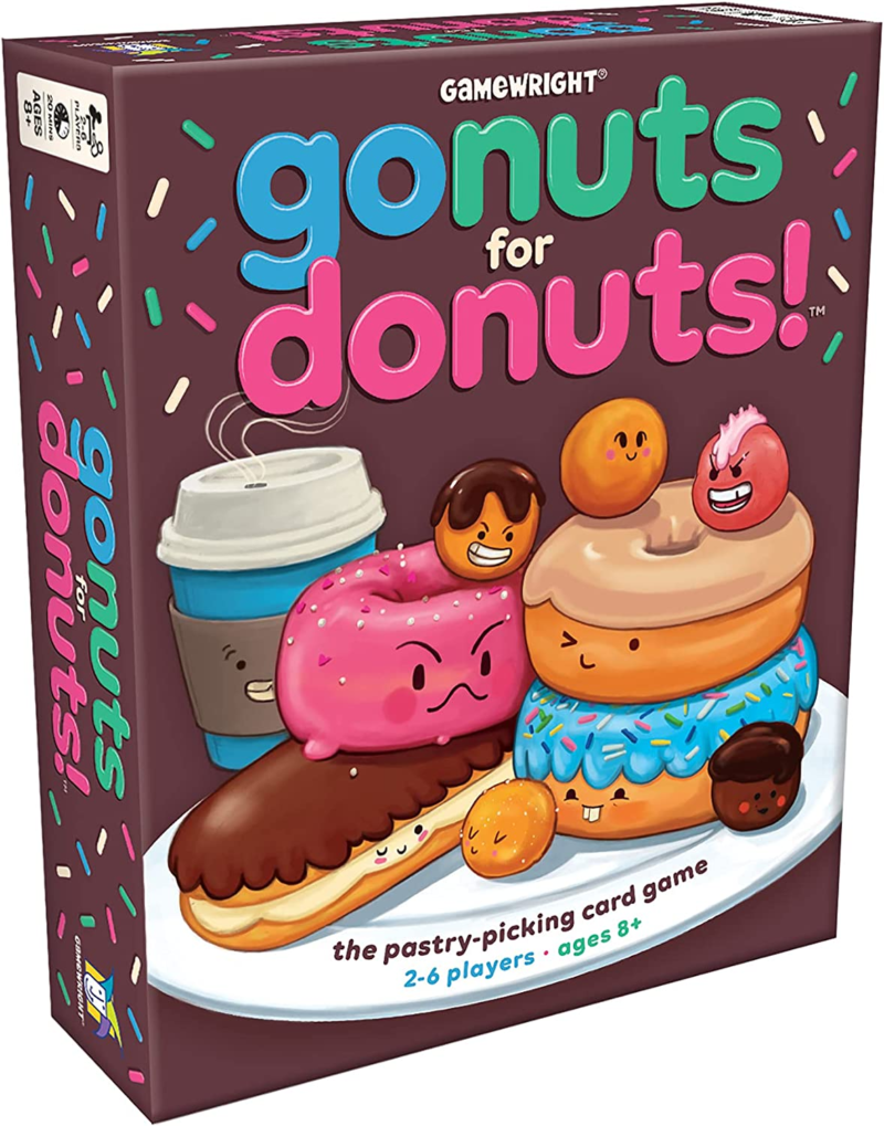 - Go Nuts for Donuts - the Pastry-Picking Card Game, 96 Months to 156 Months