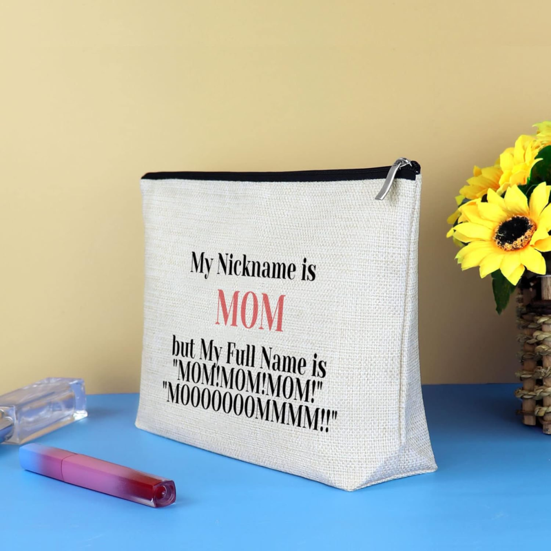 Funny Mom Gifts Makeup Bag Mom Birthday Gifts from Daughter Son Mothers Day Gift Mama Gift Cosmetic Bag Thanksgiving Christmas Presents for Mom Mother Travel Toiletry Bag Make up Pouch - Image 6