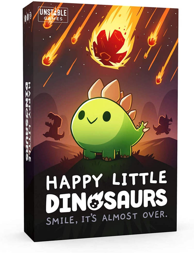 - Happy Little Dinosaurs Base Game - Competitive Sabotage Funny Card Game for Kids, Teens, Adults - 2-4 Players, Hand Management