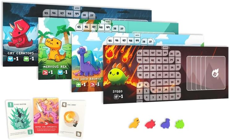 - Happy Little Dinosaurs Base Game - Competitive Sabotage Funny Card Game for Kids, Teens, Adults - 2-4 Players, Hand Management - Image 4